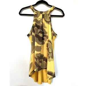 Outback Red Flowy Sleeveless Floral Print Halter Top M